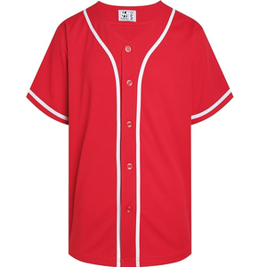 Jersey de béisbol de malla de botón completo para hombre personalizado con nombre de equipo y números ropa de softball - Product Image 1