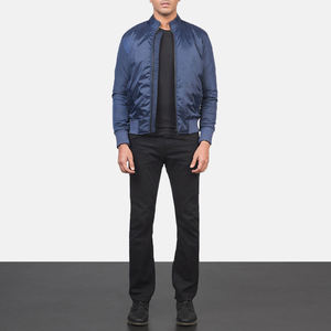 Chaqueta Bomber de Diseño OEM de Moda, Chaquetas de Primavera y Otoño para Hombre, Ropa Casual de Calle para Exteriores, Chaquetas y Abrigos para Hombre - Product Image 5