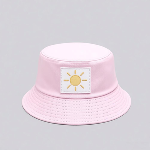 Fashion Wholesale woven patch Logo Women Men Canvas Fisherman Beach Sun Cap Designer Reversible Custom Bucket Hats - Product Image 2