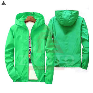 เสื้อแจ็คเก็ตระบายอากาศสำหรับผู้ชายรุ่นใหม่ ฤดูใบไม้ผลิและฤดูใบไม้ร่วง มีซิปและฮู้ด กันลม แขนยาว ดีไซน์สั่งทำพิเศษ - Product Image 6