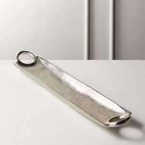 Plateau rectangulaire en laiton finition or pour la décoration de service parfait pour la décoration festive du Ramadan accent de luxe et dessus de table - Product Image 6