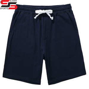 High Quality Causal Men's Sweats 400gsm Heavy Cotton Sports Loose Shorts Custom logo Printed Solid Oversize Sweats Shorts - Product Image 3