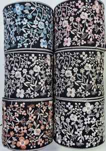 Bordado floral hecho a medida en formas de color pastel claro en diseños de flores para diversos fines en diferentes tamaños y para reventa - Product Image 6