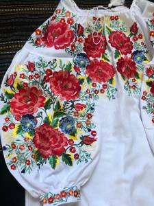 100% Bông Phụ Nữ Của Áo Mới Nhất Thời Trang Gây Nghiện Ukrainian Truyền Thống Hoa Thêu Sexy Ngọt Ngào Mùa Hè Làm Việc Hàng Đầu Có Thể Giặt - Product Image 5