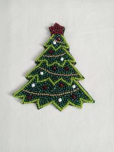 Handmade Beaded <b>Coasters</b> - Boho <b>Drink</b> <b>Coasters</b> with Polyester Backing (4x4 Inch) - Product Image 4