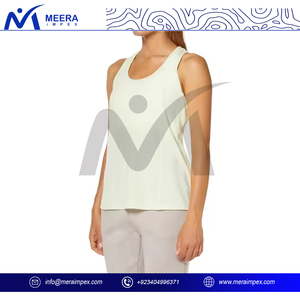 Camiseta sin mangas informal de alta calidad para mujer: tela de algodón transpirable, ligera y de alta calidad, perfecta para el verano - Product Image 3