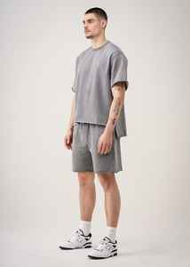 Exquisite New Fashion Cotton Polyester Casual Fitness Wear for Men featuring a cargo-style <b>shorts</b> set with customizable pockets - Product Image 3