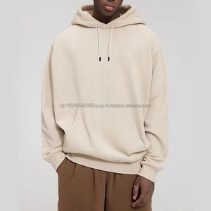 Sweat-shirts à capuche pour hommes en coton lourd de qualité supérieure, style streetwear surdimensionné, sweat-shirts à capuche pour hommes - Product Image 2