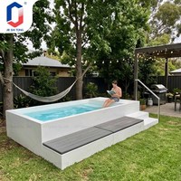 Piscine hors sol, piscine conteneur, piscine à structure avec pompe, filtre, accessoires, système extérieur prêt à l'emploi