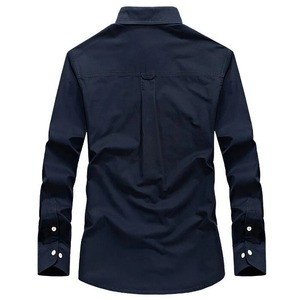 <b>Men's</b> <b>Shirts</b> <b>Denim</b> Jeans <b>Shirt</b> Fashion High Quality <b>Men's</b> Cotton 2023 Latest Design <b>Men's</b> Plus Size Solid Color - Product Image 2