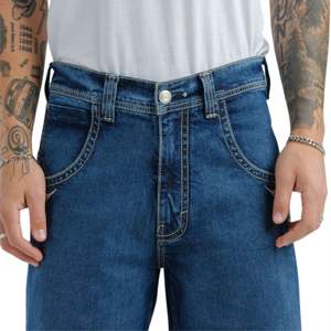 Karatz Jeans à jambes larges de 23 pouces, brodés à la pierre foncée, fils métalliques, matériel de qualité supérieure, denim poncé à la main - Product Image 6
