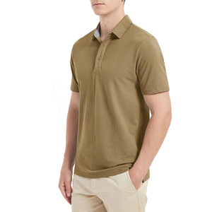 OEM hombres casual manga corta para Polos de alta calidad Jersey tela último diseño de moda hecho en fábrica al por mayor - Product Image 3