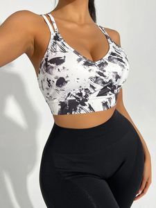 Sujetador Deportivo Ligero sin costuras de alto soporte para mujer, camiseta sin mangas para entrenamiento físico, ropa de gimnasio, secado rápido, transpirable, a prueba de golpes - Product Image 5