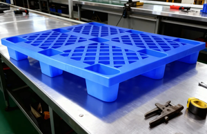 HDPE nhựa Pallet 4 cách nhập nhiệm vụ nhẹ Euro lưu trữ 1200*1000 giá rẻ xuất khẩu vận chuyển nhà máy trực tiếp bền Stackable - Product Image 5