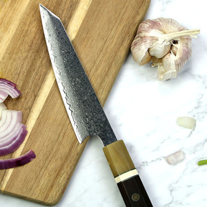 มีดทำครัวแฮนด์เมดทำจากเหล็กดามัสกัสมีดเชฟมืออาชีพใบมีดโออีดีเอ็มออกแบบได้ตามต้องการ - Product Image 2