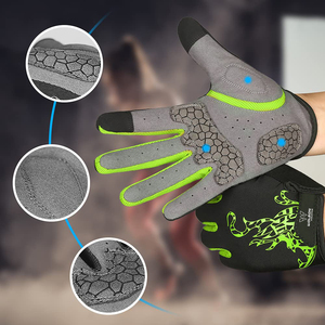 Guantes de gimnasio de entrenamiento de levantamiento de pesas para hombres y mujeres Los mejores guantes de gimnasio de cuero para fitness Logotipo personalizado ecológico. - Product Image 5