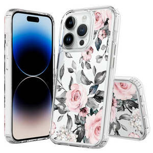 เคสใสแบบไฮบริดพรีเมียมสำหรับ iPhone 16 Pro ขนาด 6.3 นิ้ว พร้อมลายตกแต่ง # 3 - Product Image 1