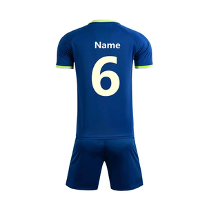 Fournisseur d'uniformes de football OEM, ensemble de maillot et short de performance haut de gamme, impression de logo personnalisée, léger, anti-UV, respirant, séchage rapide - Product Image 2