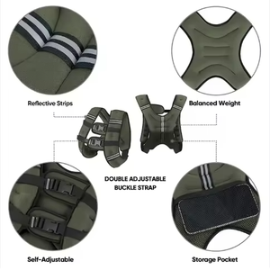 Customizable Tactical Style Nylon Fitness Vest Latest Design with Adjustable Weight Low Price for Sports Use - Product Image 4
