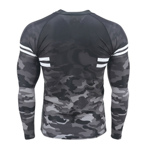 Factory Price Custom Breathable Rash Guard 100% Polyester Quick Dry Full Sleeve High Performance Training Competition Rash Guard - Product Image 5