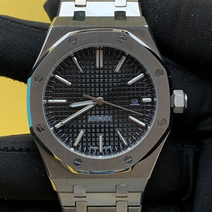 Top Trending 41mm <b>Black</b> Dial Stainless Steel Mechanical Automatic Analog Wrist <b>Watch</b> For <b>Men</b> Sports Fashion At Lowest Price - Product Image 1