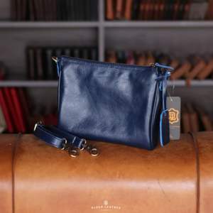 Fashionable 2in1 Leather Crossbody Real Cowhide Sling Bag with Removable Mini <b>Clutch</b> From Indonesia - Product Image 3