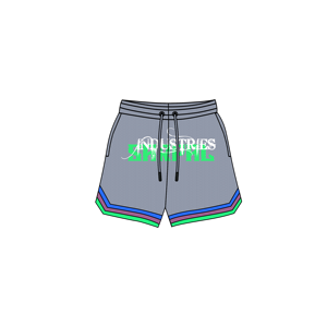 Custom Logo Workout Polyester Breathable <b>Anime</b> Double Layer <b>Shorts</b> Unisex Sports Basketball Mens <b>Gym</b> Mesh <b>Shorts</b> With Pocket - Product Image 3