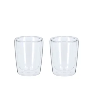 Set di Tazze in Vetro a Doppia Parete Personalizzate Frilux - Lavabili in Lavastoviglie, Regalo per Adulti - Product Image 1