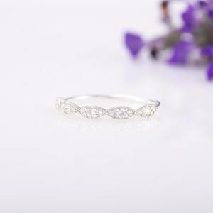 Anillo clásico, joyería para mujer, joyería de estilo bohemio de plata, Plata de Ley 925, Topacio blanco, piedras preciosas, anillo hecho a mano, regalo para esposa - Product Image 2
