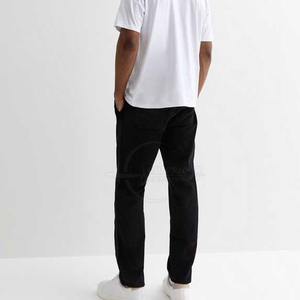 Pantalones de pana informales para hombre superventas, forro polar ligero cómodo con diseño Simple, patrón recto, estilo moderno - Product Image 4