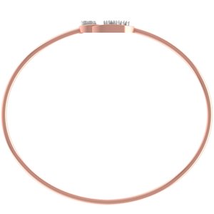 Bracelet Elite en or fin 14KT Bracelets en diamant artisanaux Kada Impeccable Bangles pour les marchés B2B haut de gamme - Product Image 4