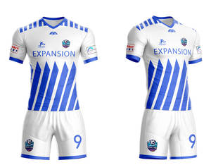 Uniforme de fútbol de poliéster de alta calidad, camiseta de fútbol con logotipo personalizado impreso, camiseta de sublimación MOQ baja, camisetas, ropa personalizada barata - Product Image 2