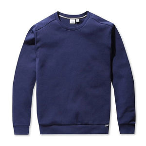 เสื้อสเวตเชิ้ตผู้ชายคอวี ผ้าฝ้าย 100% ระบายอากาศได้ดี สีพื้น ย้อมสีแบบเรียบง่าย สำหรับฤดูหนาว รับผลิตตามแบบ (OEM)  ออกแบบเองได้ - Product Image 4