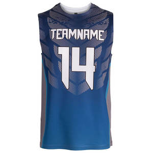 Camiseta de Baloncesto Unisex Reversible Personalizada, Transpirable, Estampada, Ropa Deportiva Profesional con Cuello en V, Proveedor Mayorista de Pakistán - Product Image 2