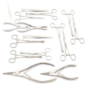 Kit de Alicates para Perforaciones Corporales de Acero Inoxidable Duradero y Herramientas de Abrazaderas para Abrir y Cerrar Anillos para Accesorios de Tatuaje - Product Image 5