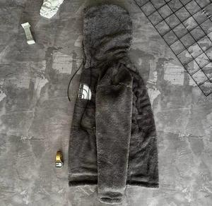 เสื้อสเวตเตอร์มีฮู้ดผู้ชายมีฮู้ดขนแกะมีฮู้ดแขนยาวขนฟูนุ่มฟูสำหรับฤดูใบไม้ร่วงเสื้อกันหนาวมีฮู้ดขนแกะ Sherpa - Product Image 4