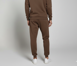 Traje de Jogger de algodón 100% sólido con capucha de moda para hombres y mujeres | Chándal con logotipo personalizado | Ropa de invierno informal - Product Image 6