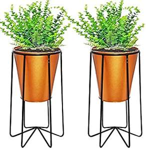 Metal Flower Plant Stand Nordic Display Holder Metal Plant Stand Latest Arrival Premium Look Planter for Home Hotel Indoor Decor - Product Image 5