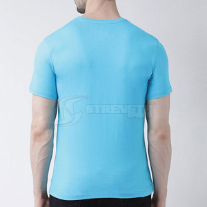 เสื้อยืดแขนสั้นผู้ชายดีไซน์ใหม่สำหรับฤดูร้อน ดีไซน์ล่าสุด สีสันปรับแต่งได้ - Product Image 4