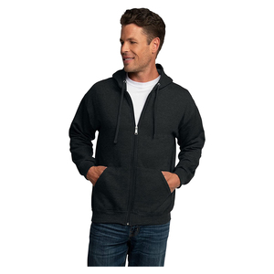 Personalizado 500 Gsm 400gsm Tela Hombres Sudaderas Algodón En Blanco Casual Sudadera con capucha de gran tamaño de impresión en relieve logotipo para Unisex - Product Image 4