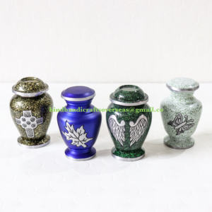 Small Keepsake Urn Small Cremation Urns <b>for</b> Human <b>Ashes</b> Funeral Supplies Keepsake Aluminum Urns with Velvet <b>Box</b> <b>for</b> Sale - Product Image 4