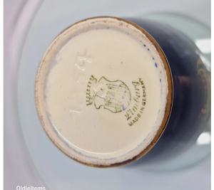 แจกันตั้งพื้นสีน้ำเงินโคบอลต์วินเทจ - Product Image 3