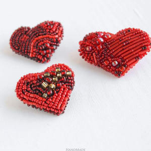 ที่ดีที่สุดคุณภาพการออกแบบใหม่แท่งลวดเข็มกลัดขายส่งลูกปัดเข็มกลัดในราคาต่ําที่สวยงามแฟชั่นเข็มกลัดหัวใจสีแดง #0072262 - Product Image 4