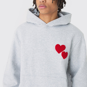 Fabricant de vêtements personnalisé, lavage à l'acide, survêtement brodé en détresse, pantalon de survêtement évasé, ensembles de sweat à capuche court - Product Image 3