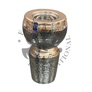 Artistic Vintage Arabic Metal Bakhoor <b>Burner</b> Handcrafted Gold <b>Silver</b> Style Oud <b>Burner</b> Handcrafted Gold Finished - Product Image 2