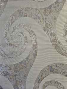 ผ้าแจ็คการ์ดตุรกี100% โพลีเอสเตอร์เนื้อผ้าเงางามเป็นพิเศษ PK-1676 1เส้นระบายอากาศได้ดีสำหรับเสื้อผ้าอาบายาของเด็กผู้หญิง - Product Image 4