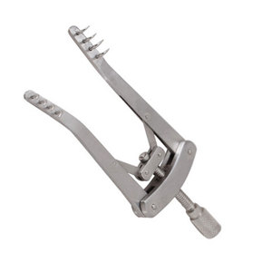 Retractor Autoajustable Alm 4x4 con Puntas Semisafiladas de Acero Inoxidable, Instrumentos Quirúrgicos de Plástico, Base Metálica PE-ASR-0004 CE - Product Image 4