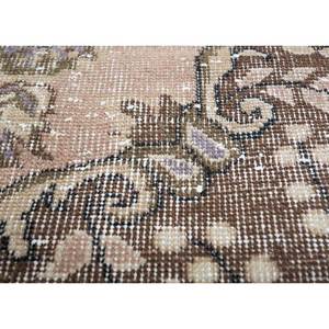 พรมขนสัตว์สีน้ำตาลเบจวินเทจถักมือ รุ่น Pae-3219 ลายคลาสสิคสำหรับห้องนั่งเล่น พรมปูพื้นรูปทรงสี่เหลี่ยมผืนผ้าสำหรับห้องโถง - Product Image 3