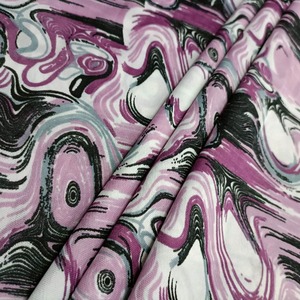 Tissu de vêtements pour enfants personnalisé en vrac imprimé numériquement Sarina Spandex 100 pour cent de polyester textile tricoté pour la fabrication de vêtements - Product Image 4