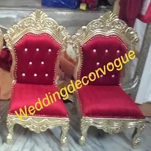 Sedie da sposa regina trono a buon mercato per divano sposa e sposo dal produttore indiano